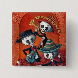 Diameter de Los Muertos Skelett MariachiTrio Knapp