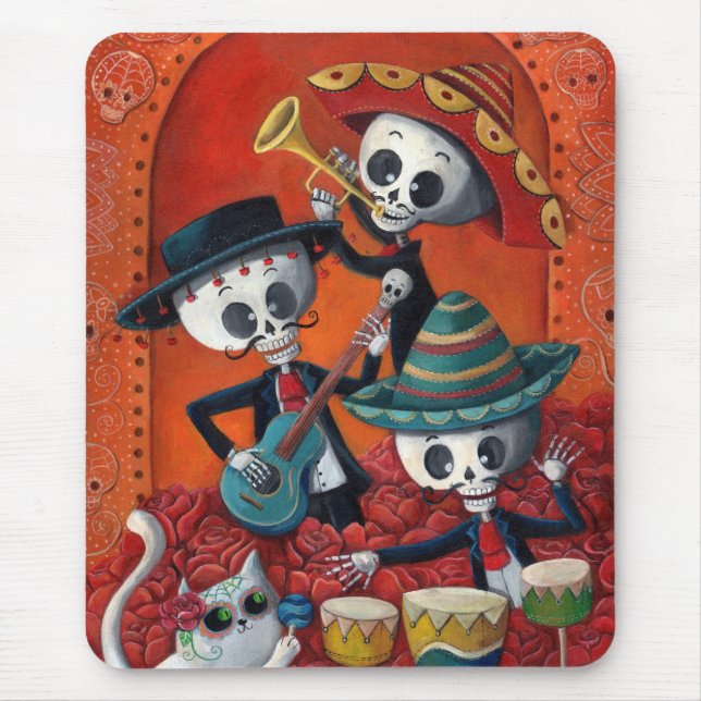 Diameter de Los Muertos Skelett MariachiTrio Musmatta (Framsidan)
