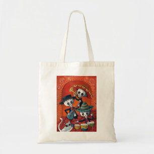 Diameter de Los Muertos Skelett MariachiTrio Tygkasse