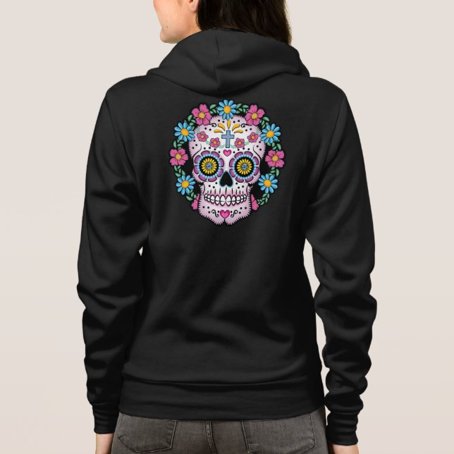 Diameter de los Muertos Sockra skalle Tröja (Baksida)