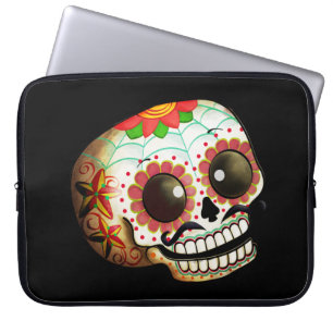 Diameter de Los Muertos Sockra skallekonst Laptop Fodral