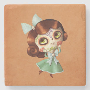 Diameter de Los Muertos Vintage docka Stenunderlägg