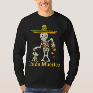 DIAMETER DE MUERTOS (DAY OF THE DEAD) manar T Shirt