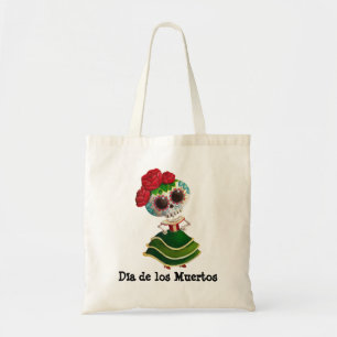 Diameter de Muertos Mexikan Fröcken död Tygkasse