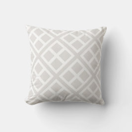 Diamond4 [gray] - Japanese Traditional Pattern Kudde