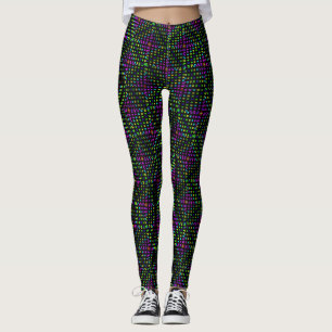 Diamond Abstrakt Mönster Leggings