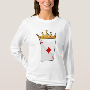 Diamond Ace med Kung Krona T Shirt
