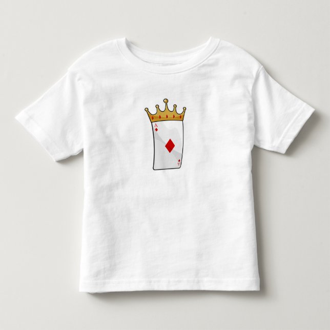 Diamond Ace med Kung Krona T Shirt (Framsida)