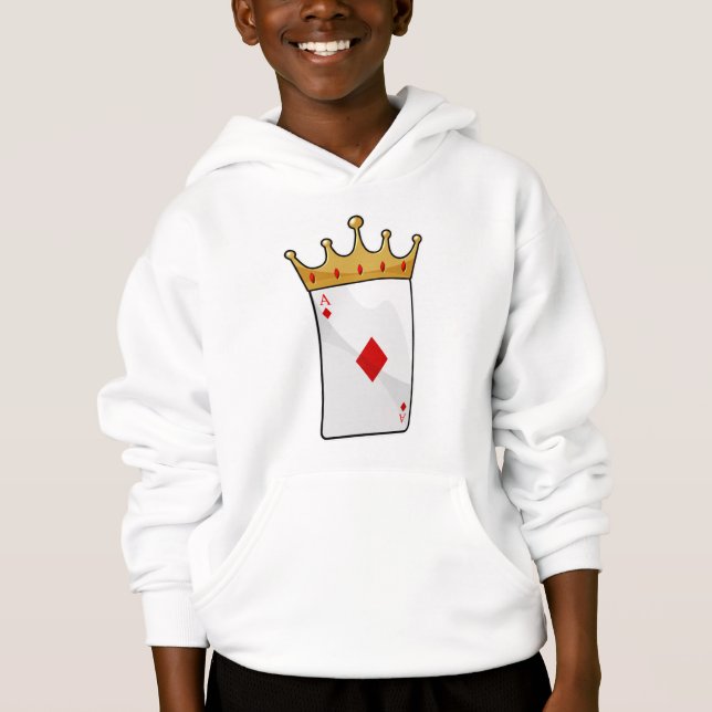 Diamond Ace med Kung Krona T Shirt (Framsida)