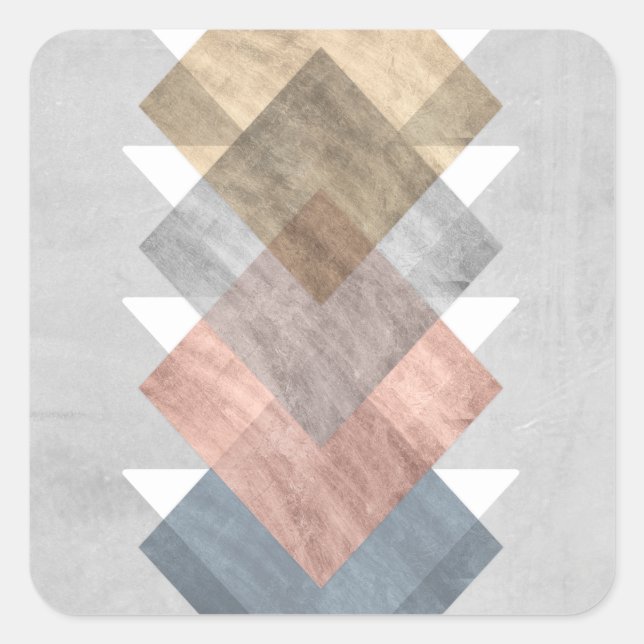 Diamond Align I Fyrkantigt Klistermärke (Framsida)