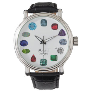 Diamond, April Birthstone Armbandsur