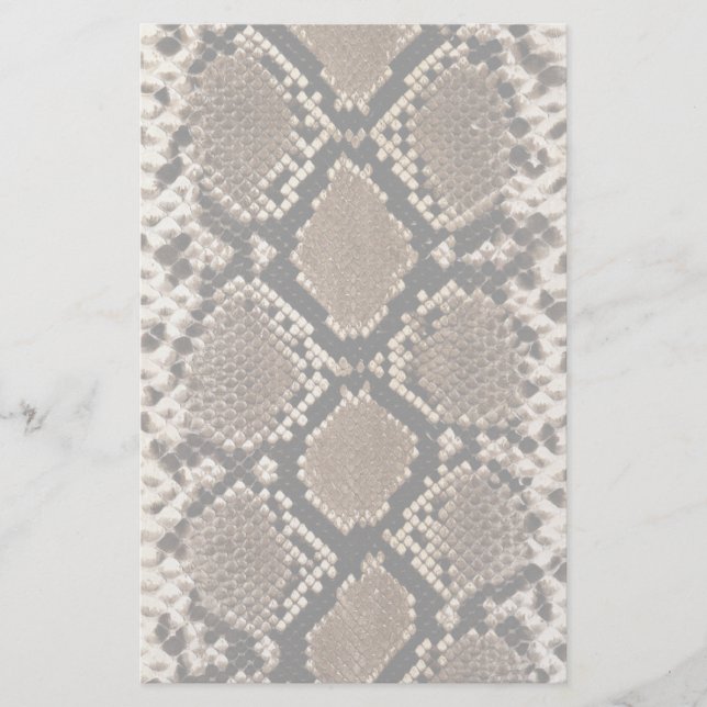 Diamond Back Rattlenake Skin Brevpapper (Framsida)