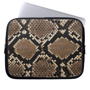 Diamond Back Rattlenake Skin Laptop Sleeve