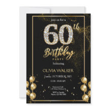 Diamond Black och Guld Birthday