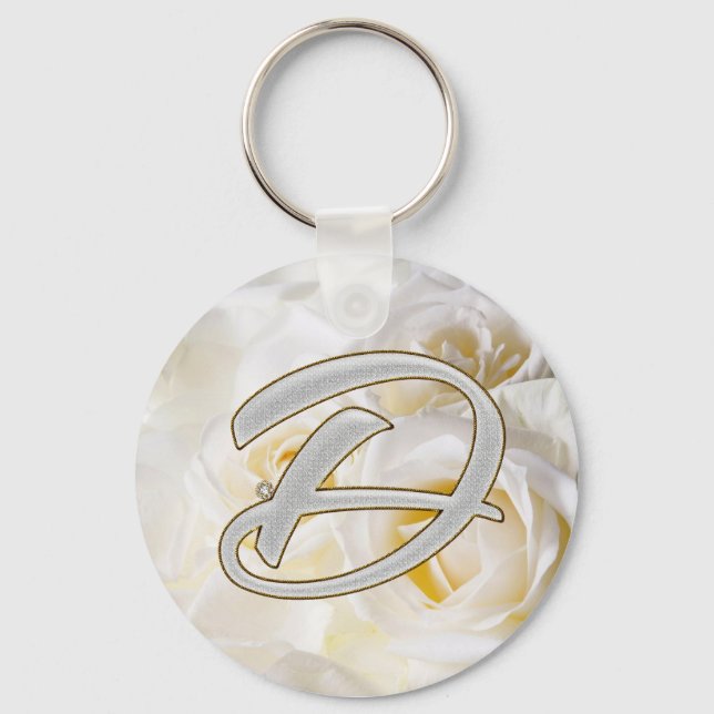 Diamond Bling D Nyckelring (Framsida)