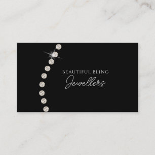 Diamond Bling Jewel Store Gift Merchant Visitkort