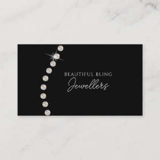 Diamond Bling Jewel Store Gift Merchant Visitkort