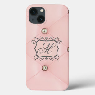 Diamond Bling Rosa Tuftad läderfodral iPad Air Cas