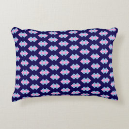 Diamond Blue Accent Pillow Prydnadskudde