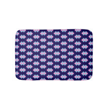 Diamond Blue Bath Mat