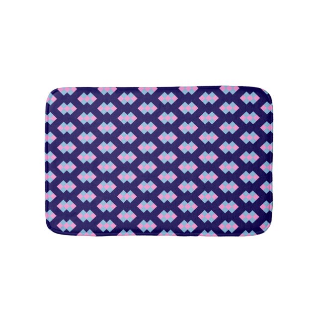 Diamond Blue Bath Mat Badrumsmatta (Framsidan)