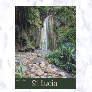 Diamond Botanical Gardens St Lucia Vykort