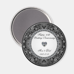 Diamond Bröllop-årsdagen Magnet
