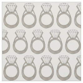 Diamond Bröllop Förlovning Ring Bride Bling Möhipp Tyg