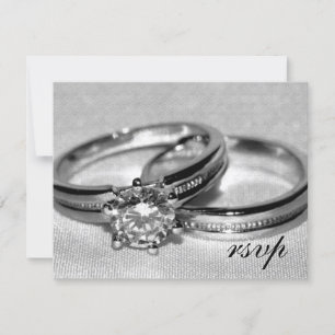 Diamond Bröllop Ring Set OSA kort
