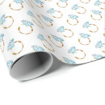 Diamond Bröllop Ringar Presentpapper<br><div class="desc">Denna pappra omslutning illustrerar en diamant bröllop ring med ett guld-band som är arrangerat i ett sött mönster. Perfekt att slå förlovning eller bröllopsgåvor!</div>