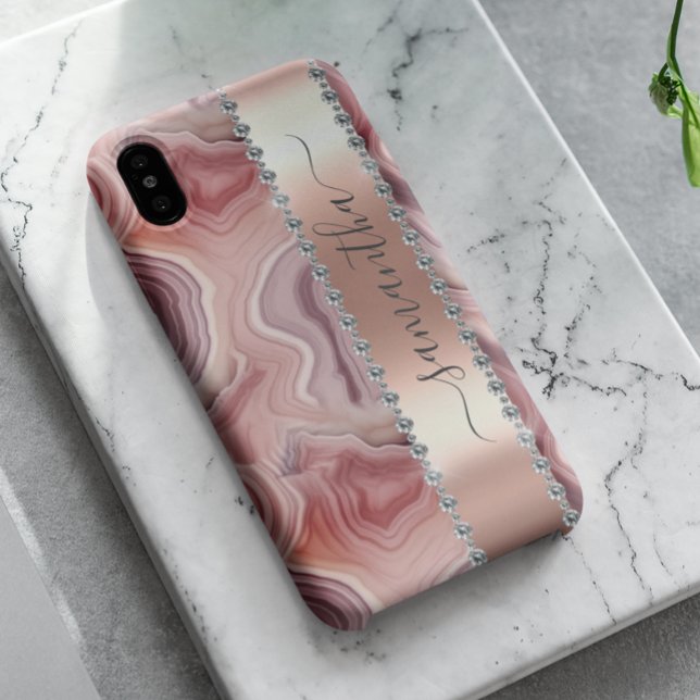 Diamond Calligraphy Namn Ro Guld Agate (Skapare uppladdad)