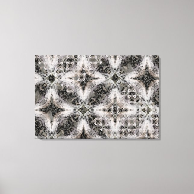Diamond Chains Mönster Canvastryck (Framsida)