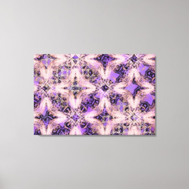 Diamond Chains Mönster Canvastryck (Framsida)