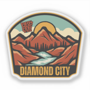 Diamond City, Arkansas  Klistermärken