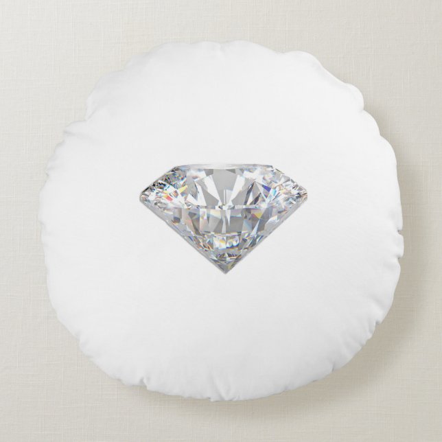 Diamond cushion rund kudde (Framsidan)