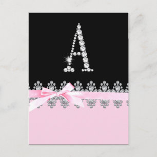 Diamond Delilah Initial:A Vykort