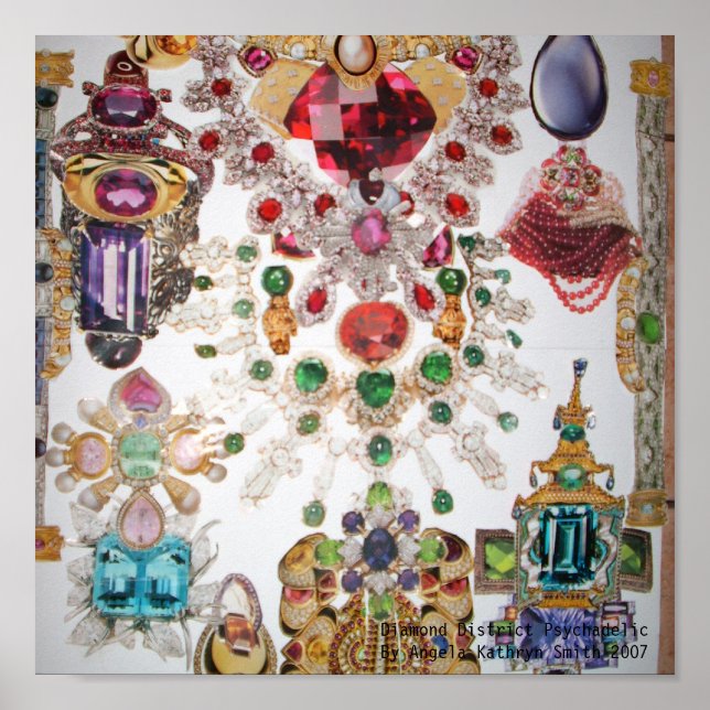 Diamond District Psychadelic Poster (Framsidan)