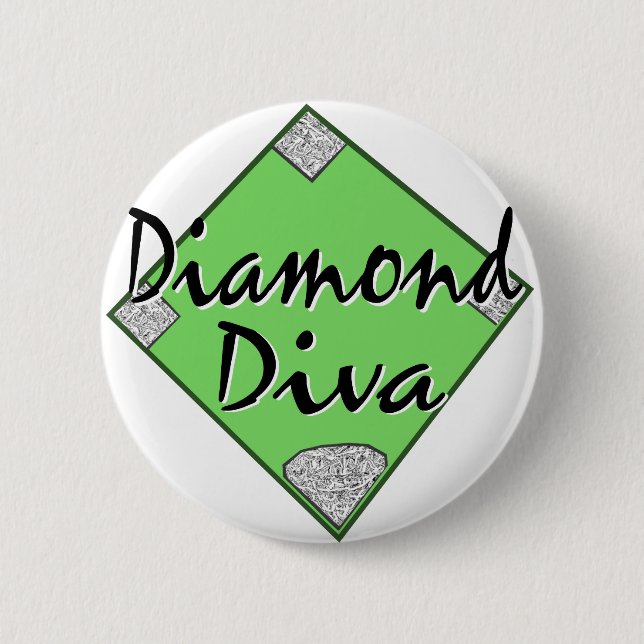 Diamond Diva Softball Knapp (Framsida)