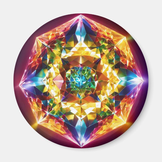 Diamond Elegance: Artistic Buttons for Creation Magnet (Framsidan)