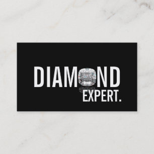 Diamond Expert Jewelry Guld Silver Visitkort