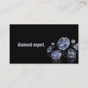 Diamond Expert Jewelry Guld Silver Visitkort