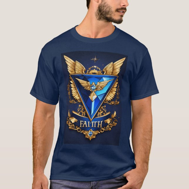 Diamond Faith LLC Emblem T-Shirt (Framsida)