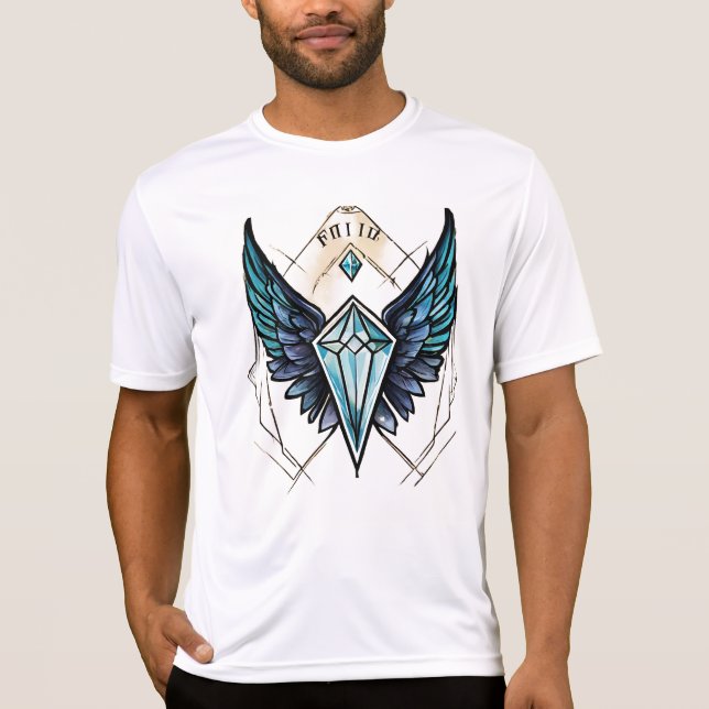 Diamond Faith LLC Logotyp T-Shirt (Framsida)