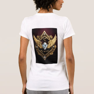 "Diamond Faith LLC Logotyp T-Shirt - Elegance, Gra