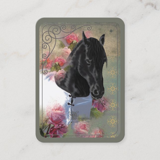 DIAMOND Farewell ~ Affärskort Visitkort (Framsida)