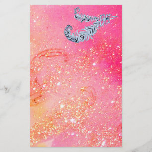 DIAMOND FEATHERS IN MAGIC GULD SPARKLES BREVPAPPER