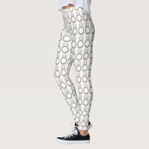 Diamond Förlovning Ring Bröllop Bride Leggings