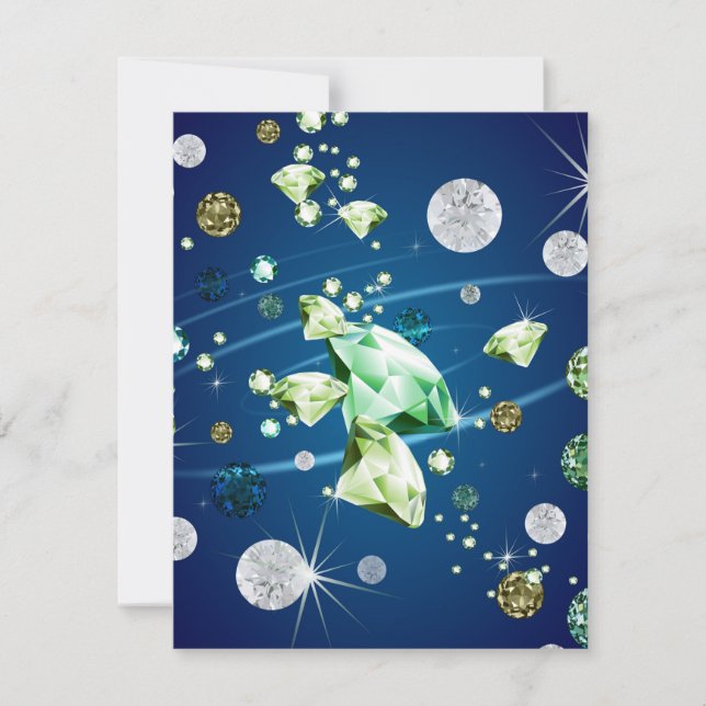 Diamond Galaxy 11 Anteckningskort (Framsida)