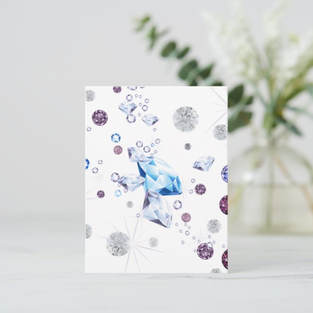 Diamond Galaxy 1 Vykort (Stående Fram)