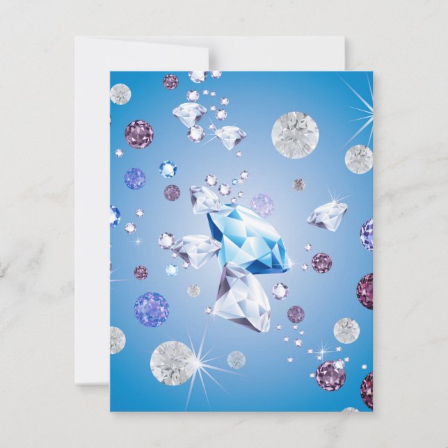 Diamond Galaxy 4 Anteckningskort (Framsida)